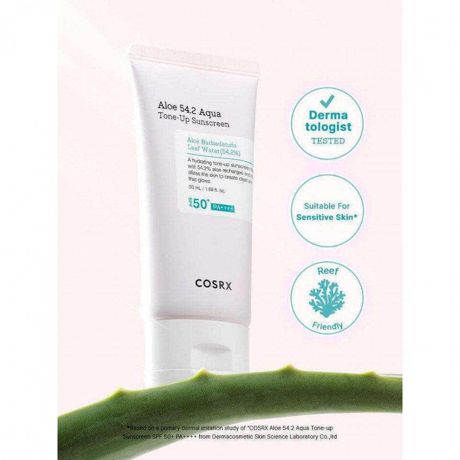 Cosrx Aloe 54.2 Aqua Tone-Up Sunscreen SPF 50+