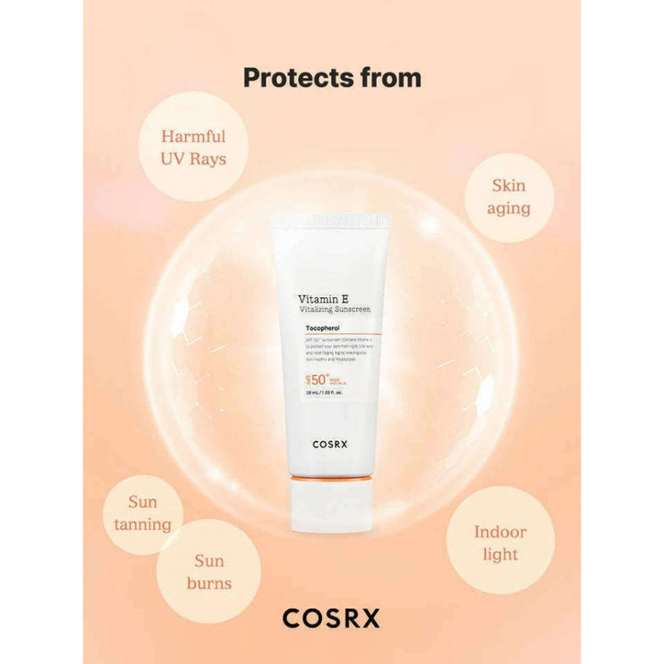 Cosrx Vitamin E Vitalizing Sunscreen Spf 50+