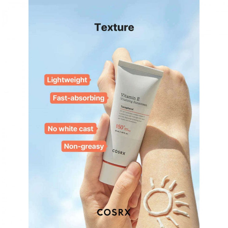 Cosrx Vitamin E Vitalizing Sunscreen Spf 50+