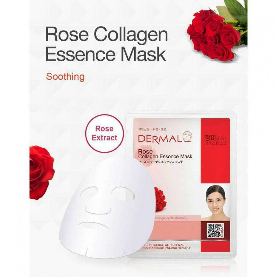Dermal Rose Collagen Essence Face Mask