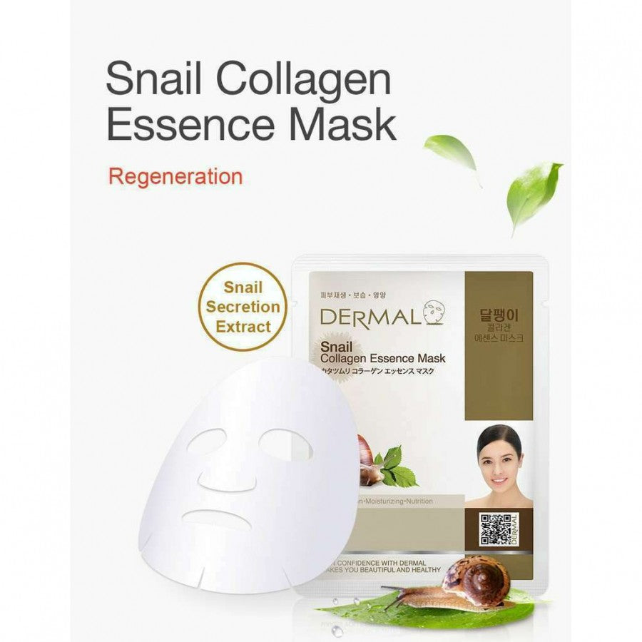 Dermal Snail Collagen Essence Face Mask