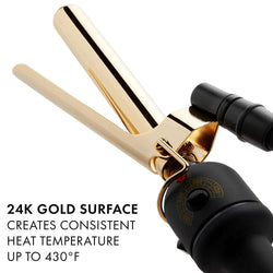 Hot Tools Professional 24K Gold Marcel Curling Iron/Wand, 1 inch