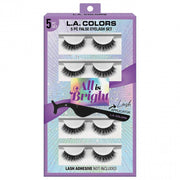 L.A. Colors All Is Bright 5 Pcs Pretty Wispy Eyelash Set