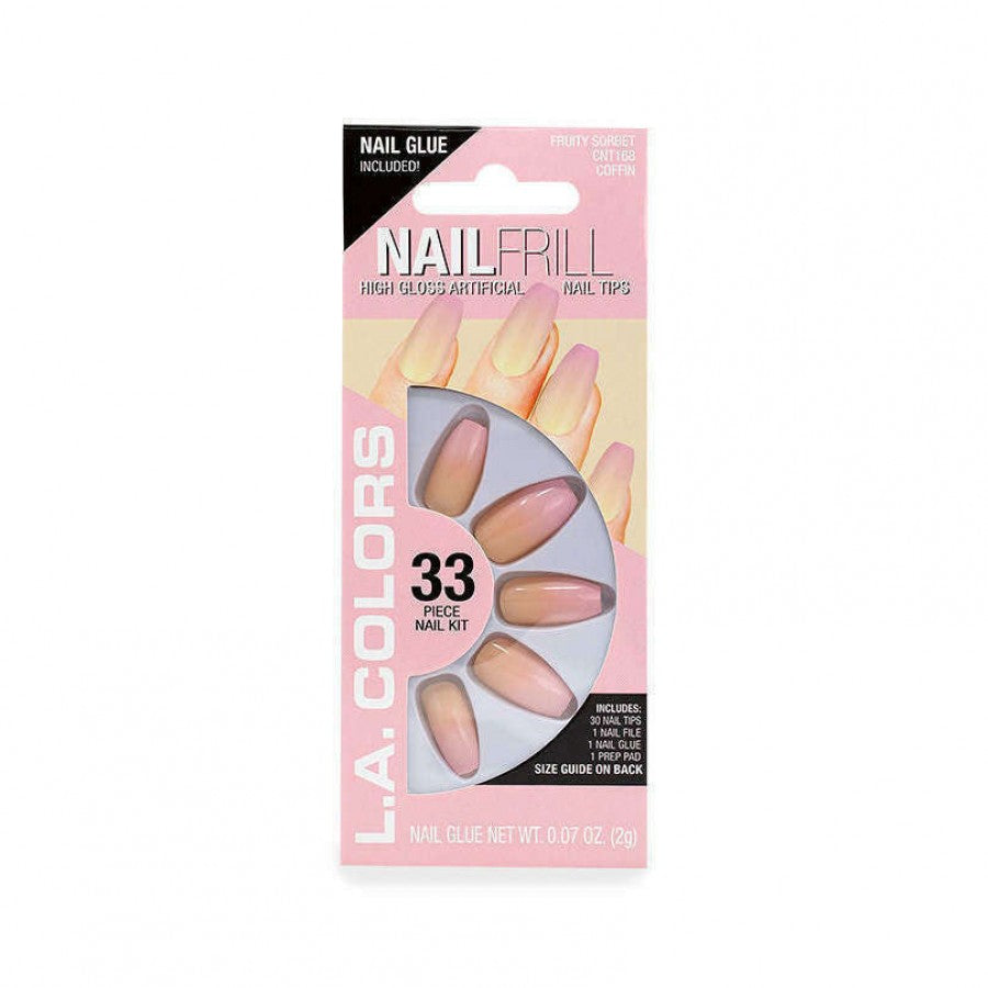 L.A. Colors Nail Frill High Gloss Artificial Nail Tips