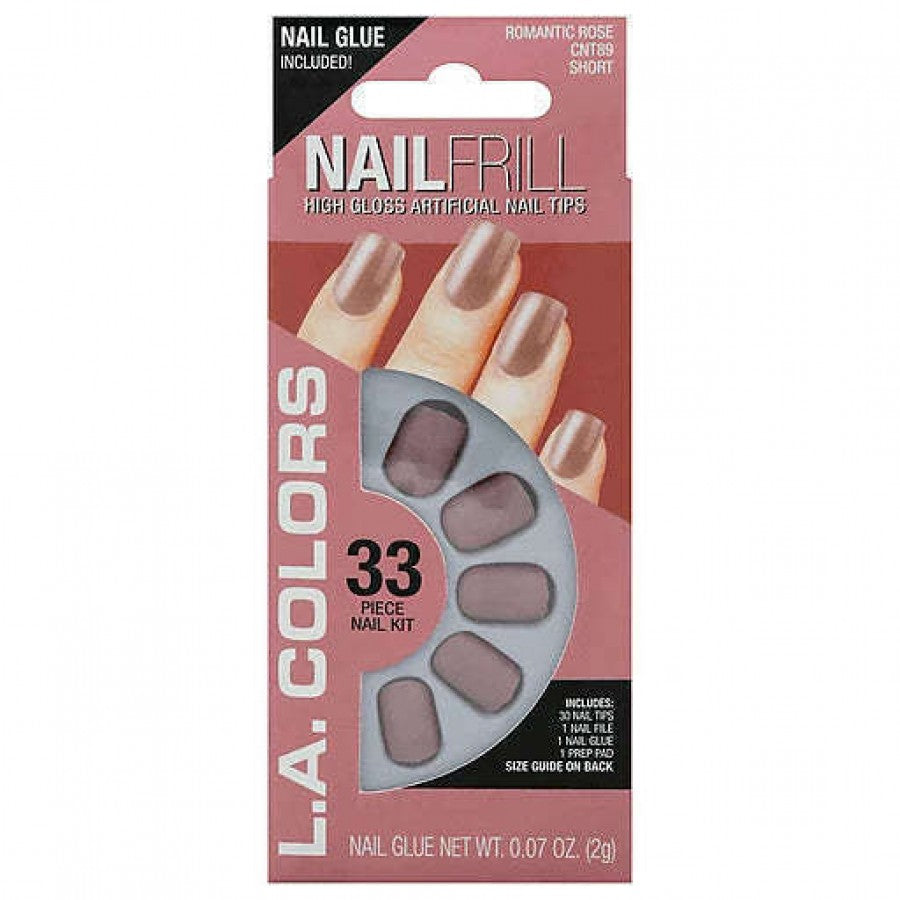 L.A. Colors Nail Frill High Gloss Artificial Nail Tips
