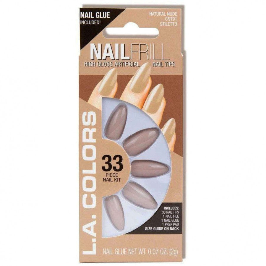 L.A. Colors Nail Frill High Gloss Artificial Nail Tips