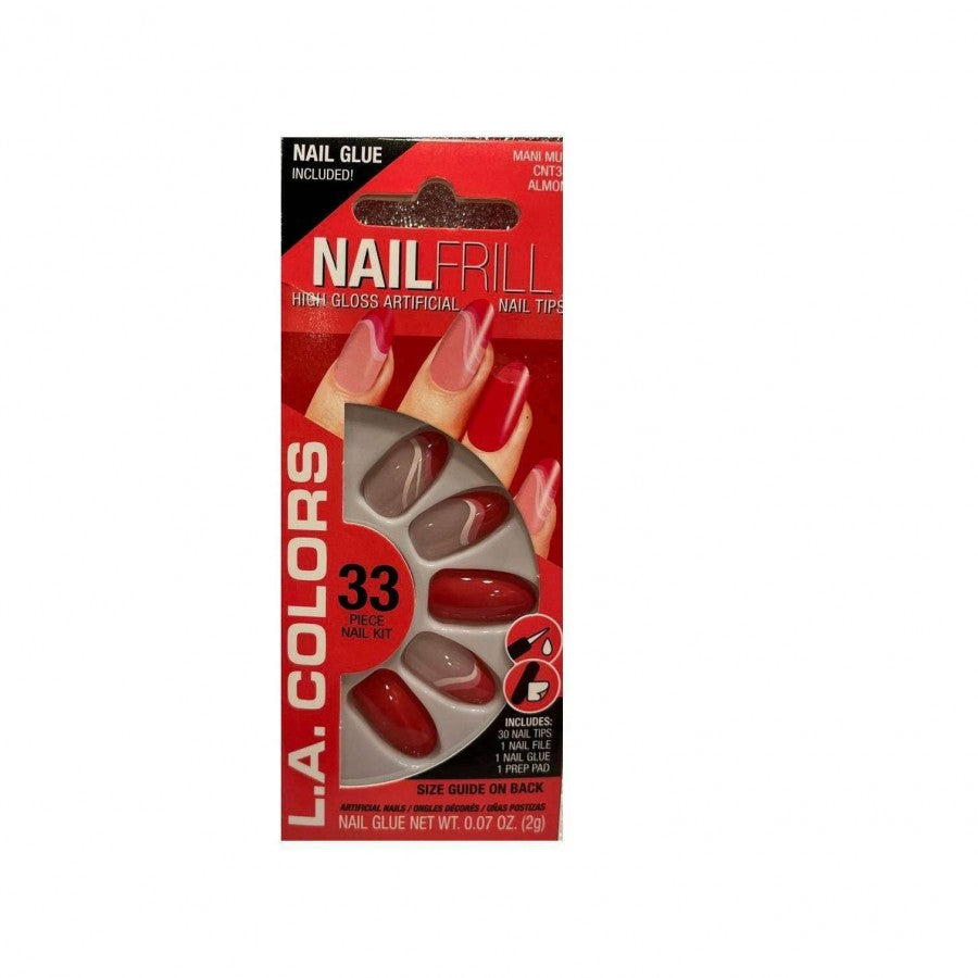 L.A. Colors Nail Frill High Gloss Artificial Nail Tips