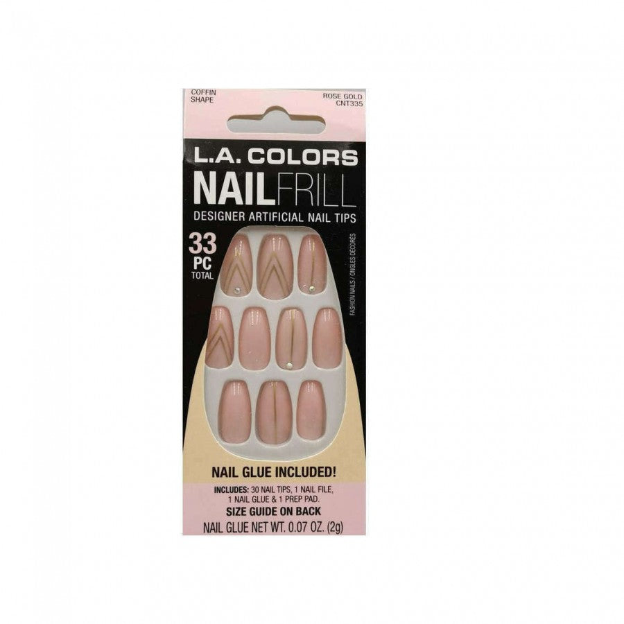 L.A. Colors Nail Frill High Gloss Artificial Nail Tips