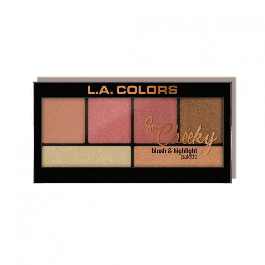 La Colors So Cheeky Blush and Highlighter Palette