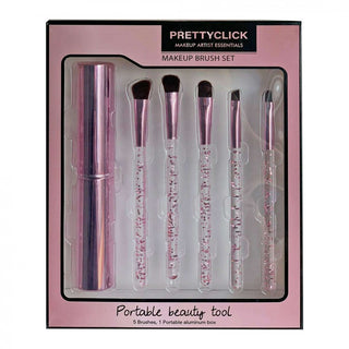 Prettyclick 5 Pcs Makeup Brush Set