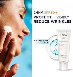 Roc Soleil-Protect Anti-Wrinkle Smoothing Fluid Spf 50 (50ml)