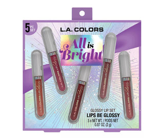 L.A. Colors All Is Bright 5 Pcs Glossy Lip Set