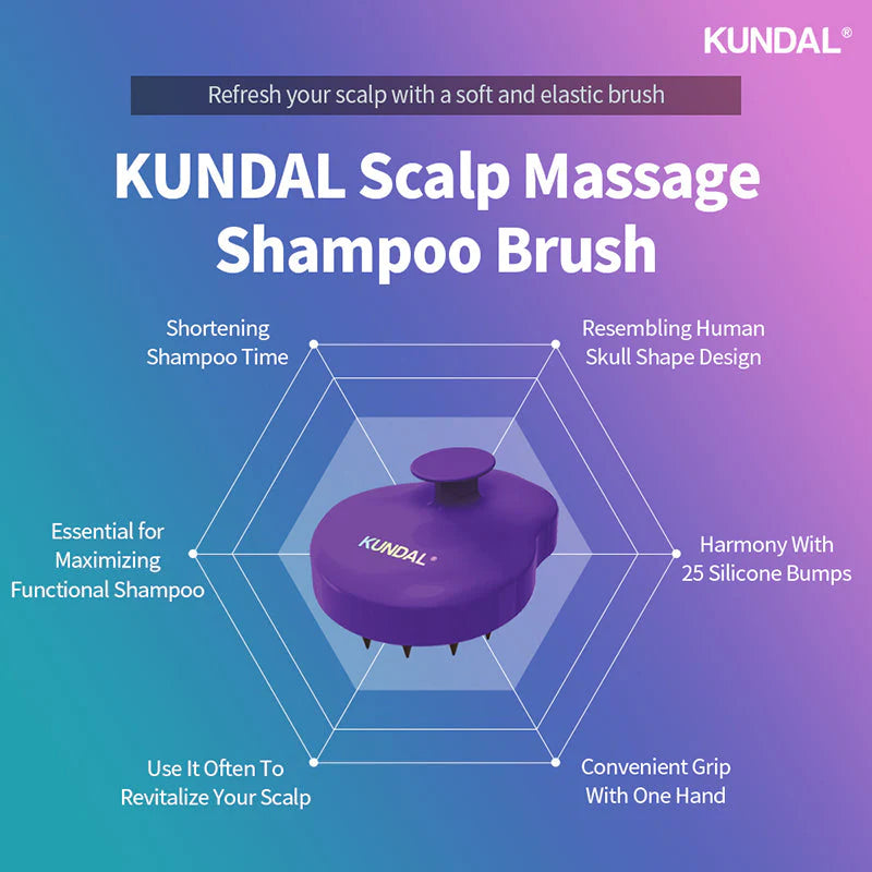 Kundal Scalp Massage Shampoo Brush