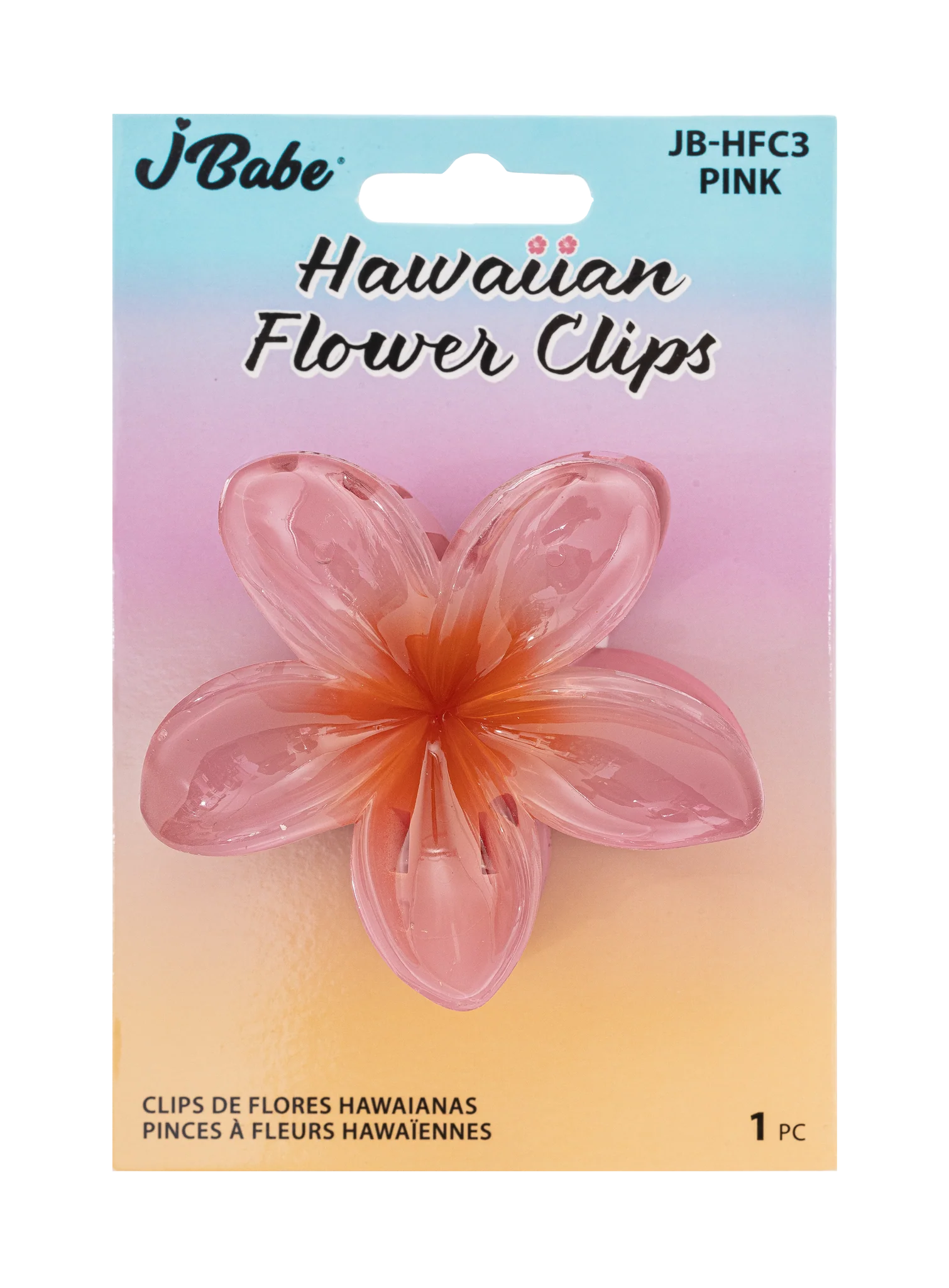 J Babe Hawaiian Flower Clips