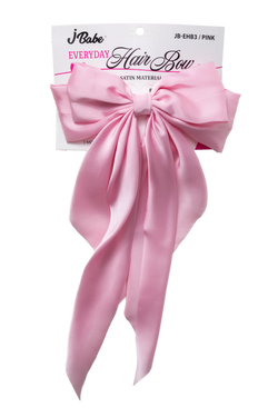 J Babe Everyday Hair Bow - Pink