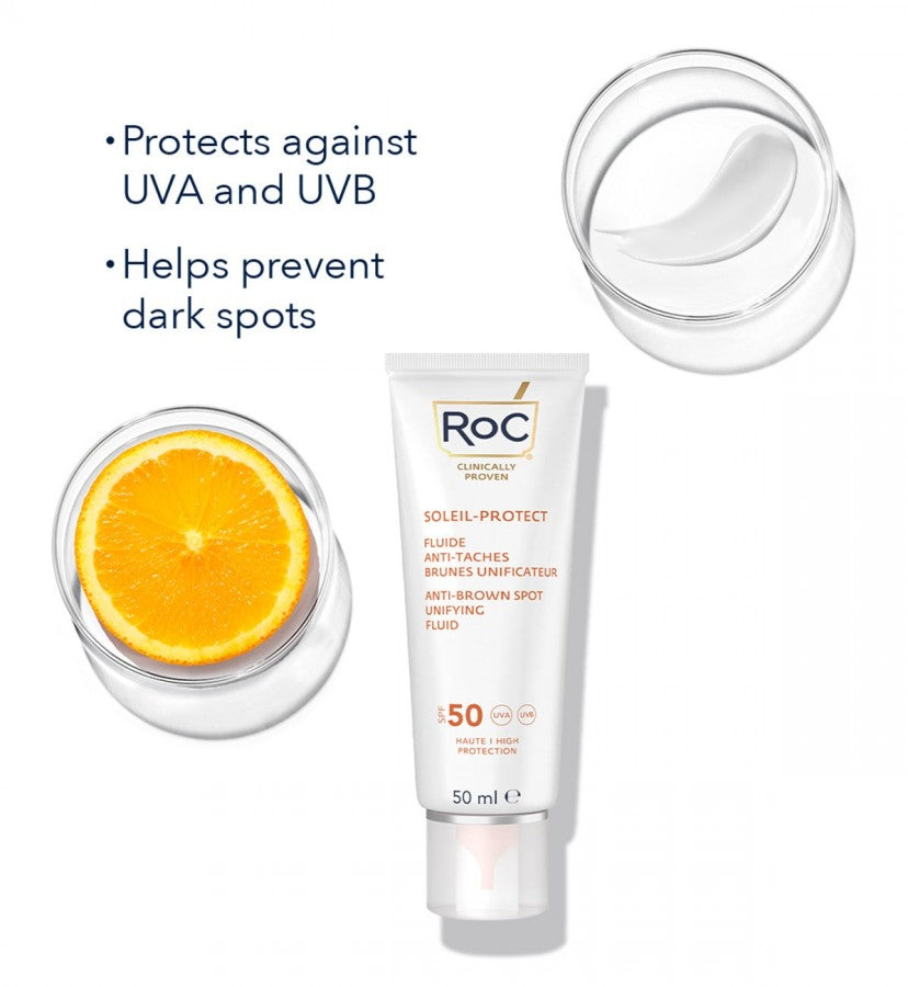 Roc Soleil-Protect Anti- Brown Spot Unifying Fluid Spf 50 (50ml)