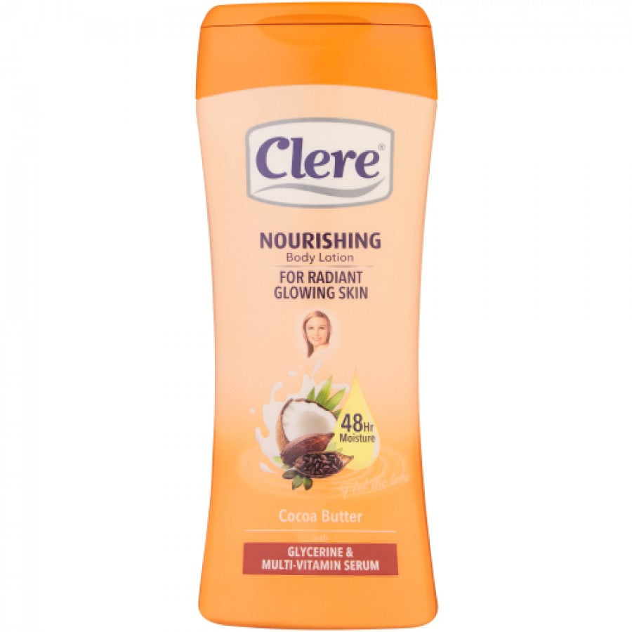 Clere Nourishing Body Lotion 400ml- Cocoa Butter