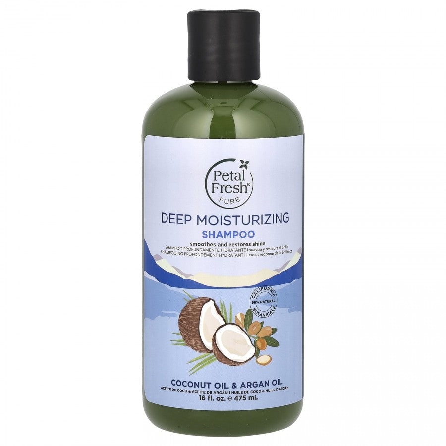Petal Fresh Pure Deep Moisturizing Coconut Oil & Argan Oil Shampoo - 475ml