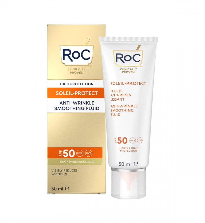 Roc Soleil-Protect Anti-Wrinkle Smoothing Fluid Spf 50 (50ml)