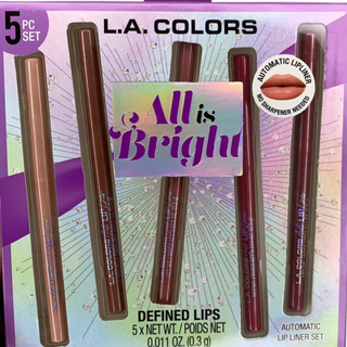 L.A. Colors All Is Bright 5 Pcs Defined Lips Automatic Lip Liner Set