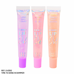 L.A Colors All Is Bright Time to Shine 3 pcs Lip Oil Set