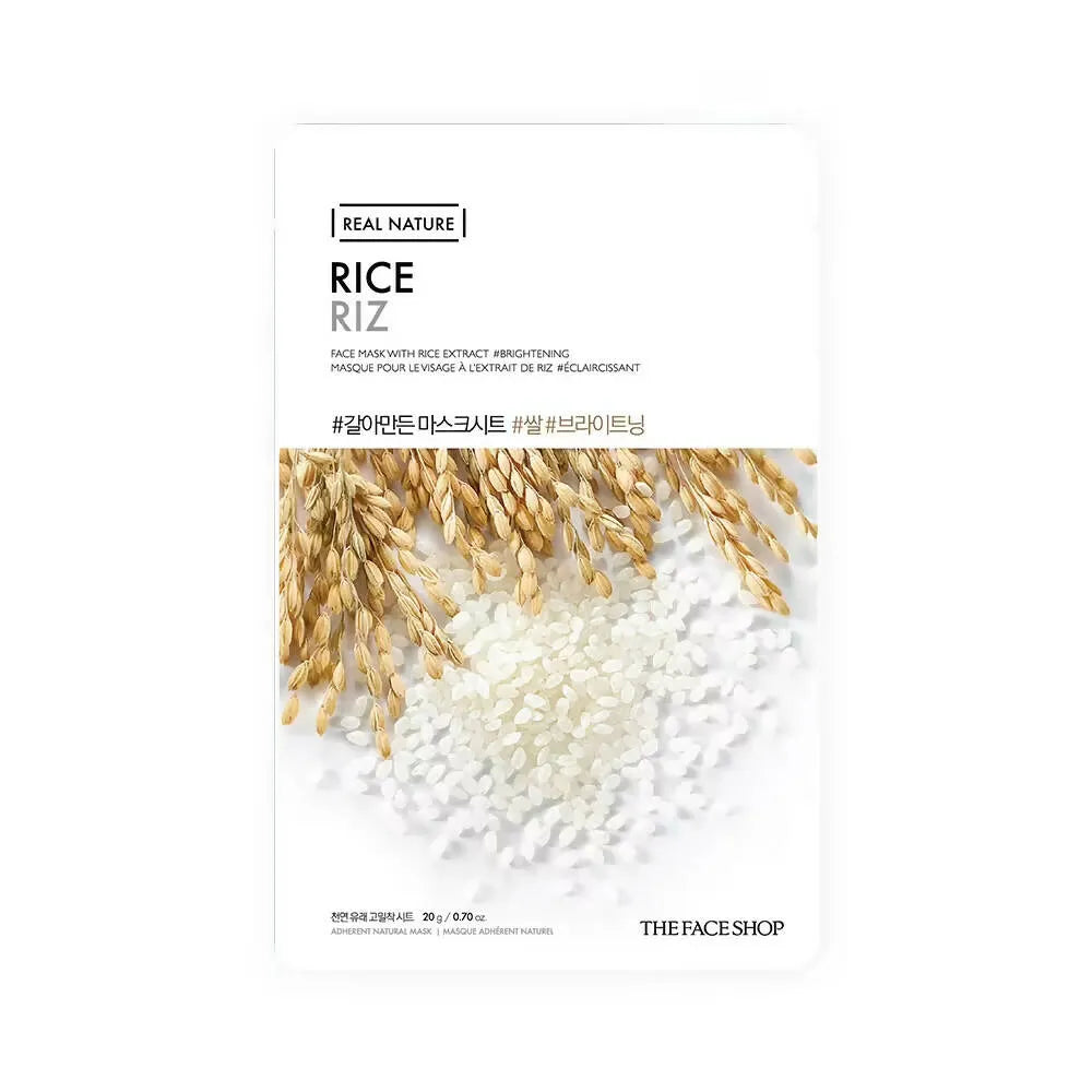 The Face Shop Real Nature Rice Face Mask With Rice Extract 20g