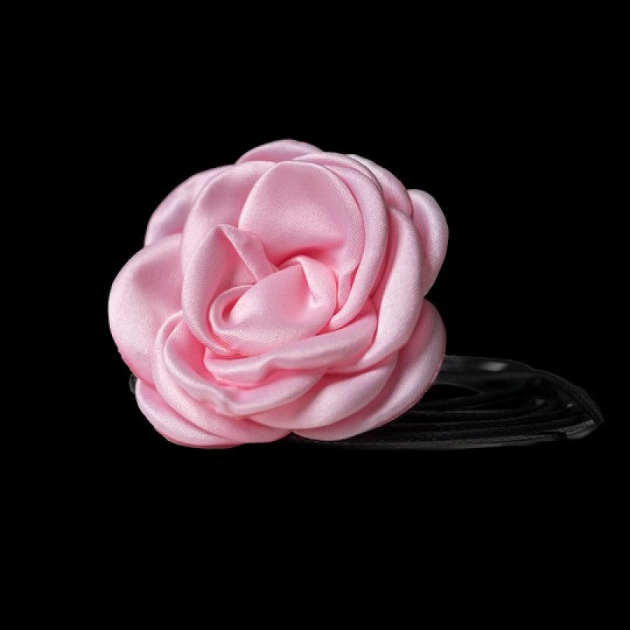 J Babe Flower Choker- Pink