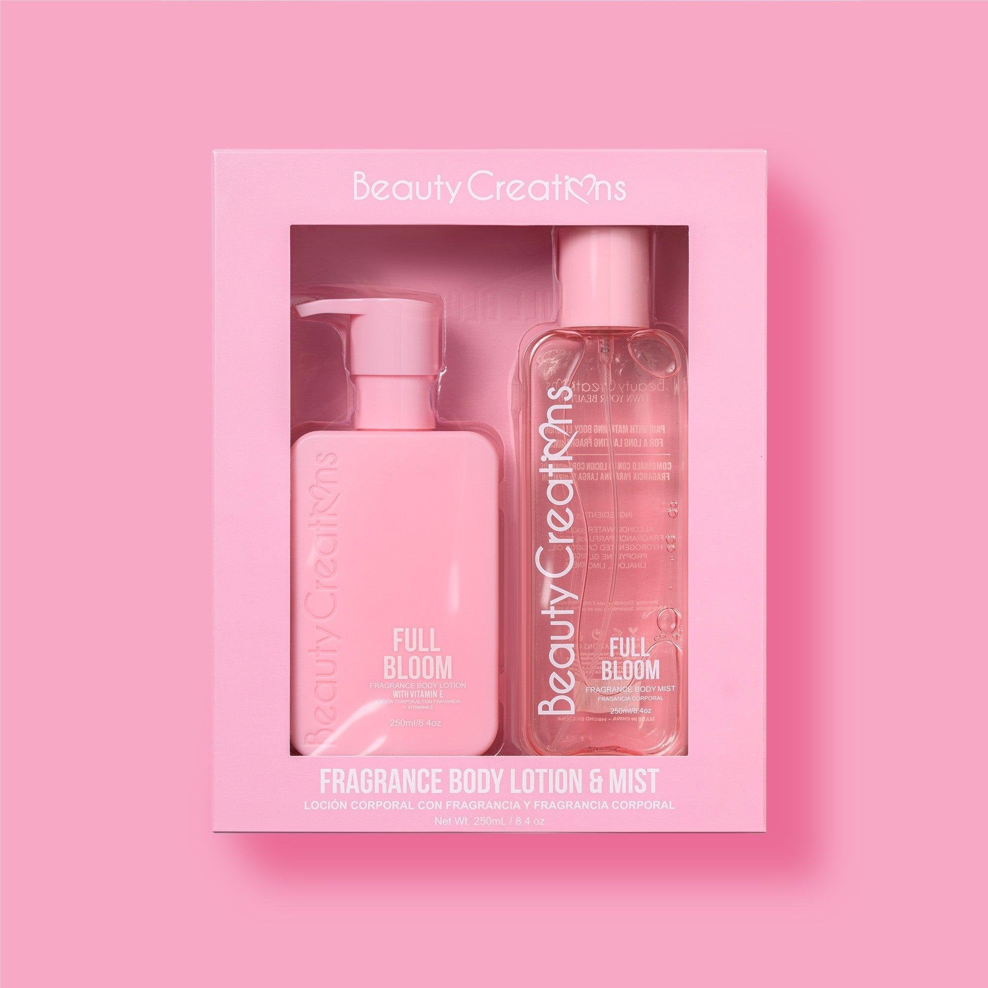 Beauty Creations Fragrance Body Lotion & Mist 250ml - Full Bloom