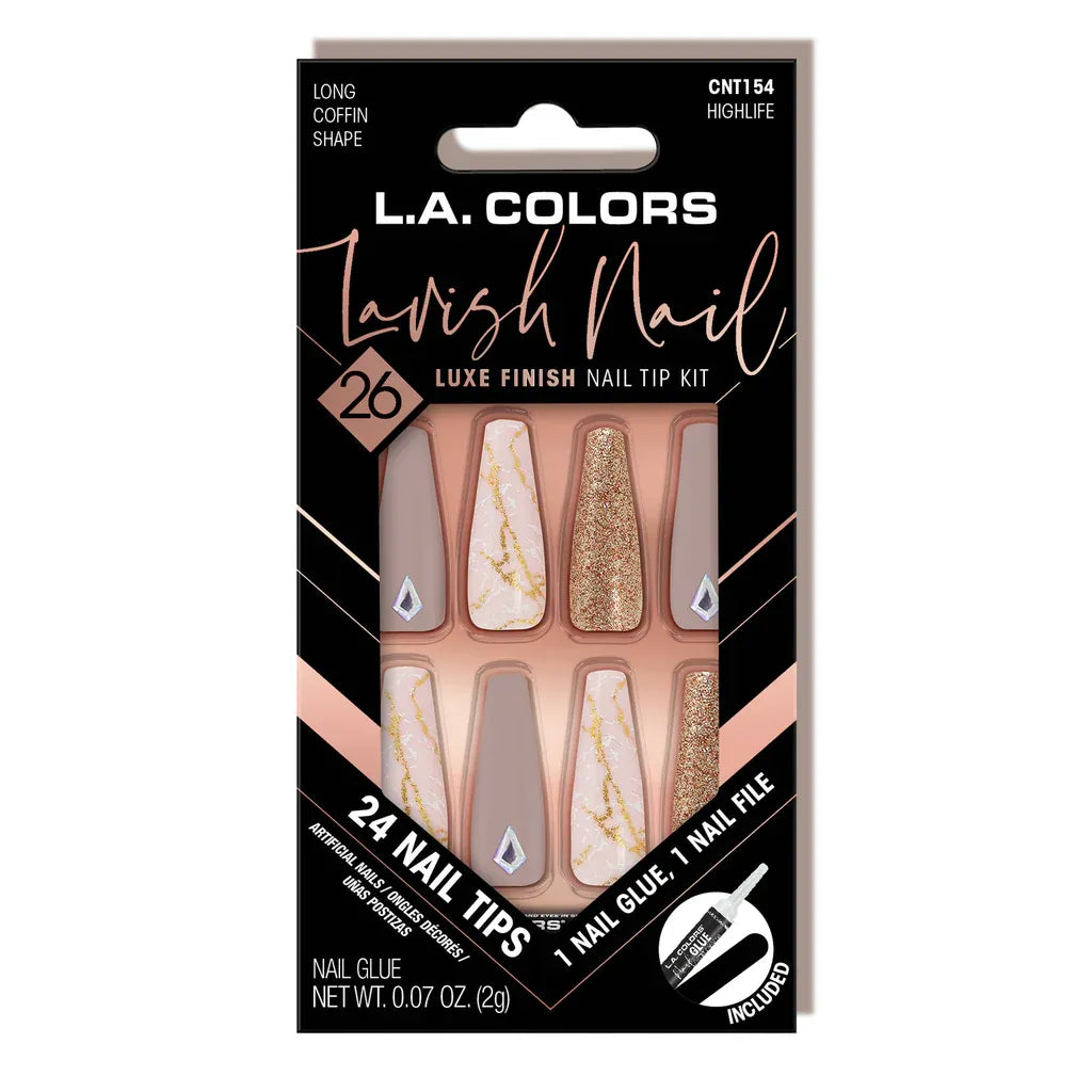 L.A. Colors Lavish Nail Tip Kit