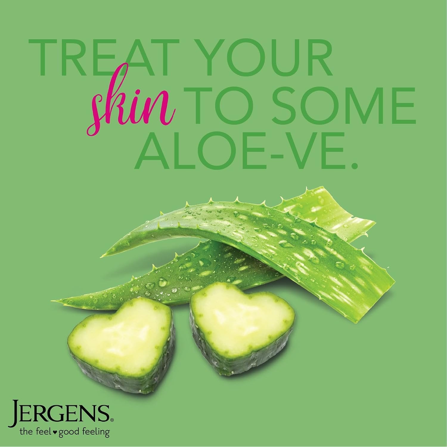 Jergens Soothing Aloe Hydrates & Soothes Refreshed Skin Moisturizer - 621ml