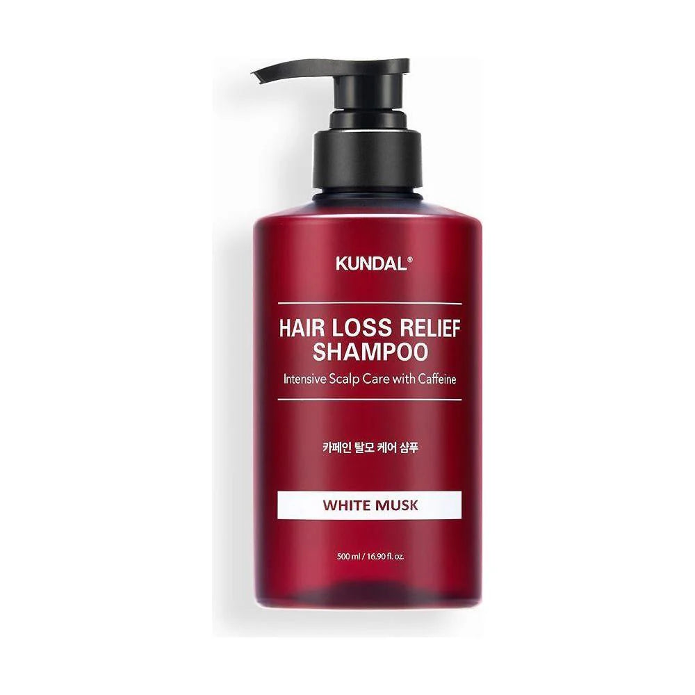 Kundal Hair Loss Relief Shampoo With Caffeine 500ml - White Musk