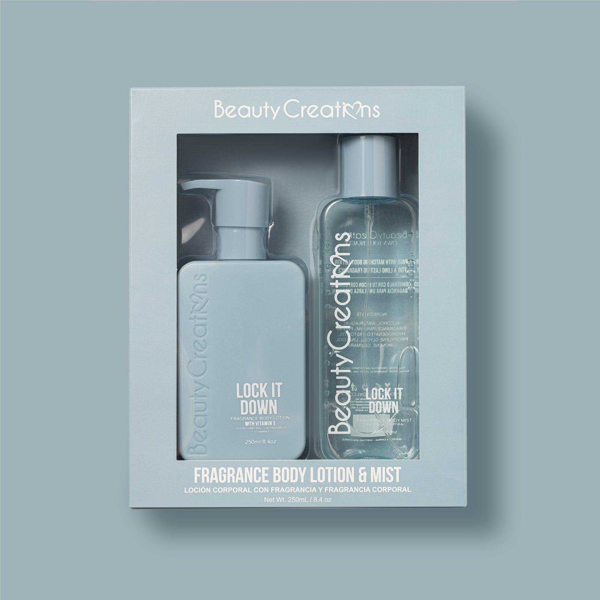 Beauty Creations Fragrance Body Lotion & Mist 250ml - Lock It Down