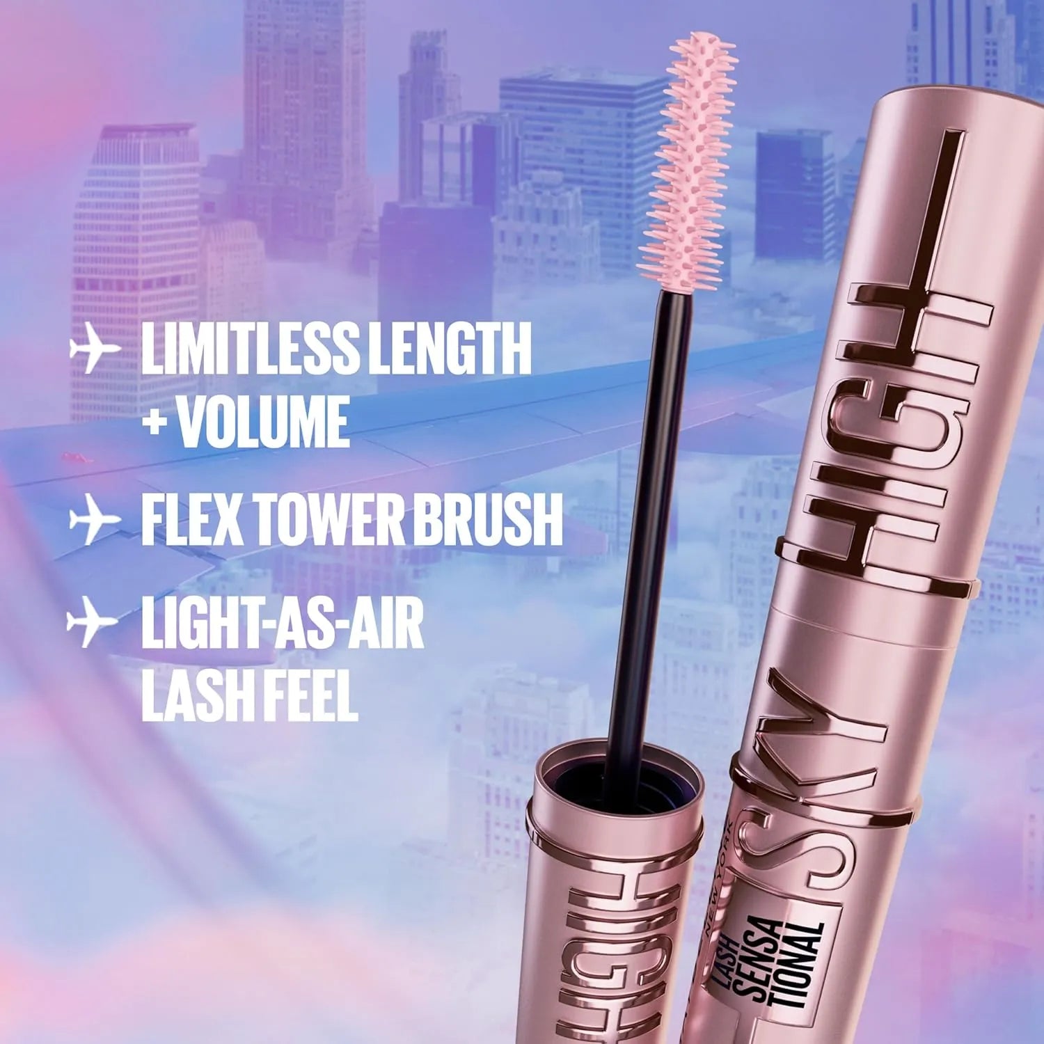 Maybelline Lash Sensational Sky High Mascara (7.2ml) -Blackest Black