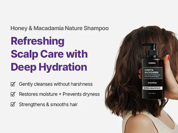 Kundal Cherry Blossom Edition Honey & Macadamia Shampoo + Treatment Duo - 500ml