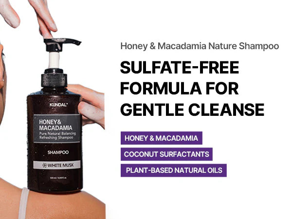 Kundal Cherry Blossom Edition Honey & Macadamia Shampoo + Treatment Duo - 500ml