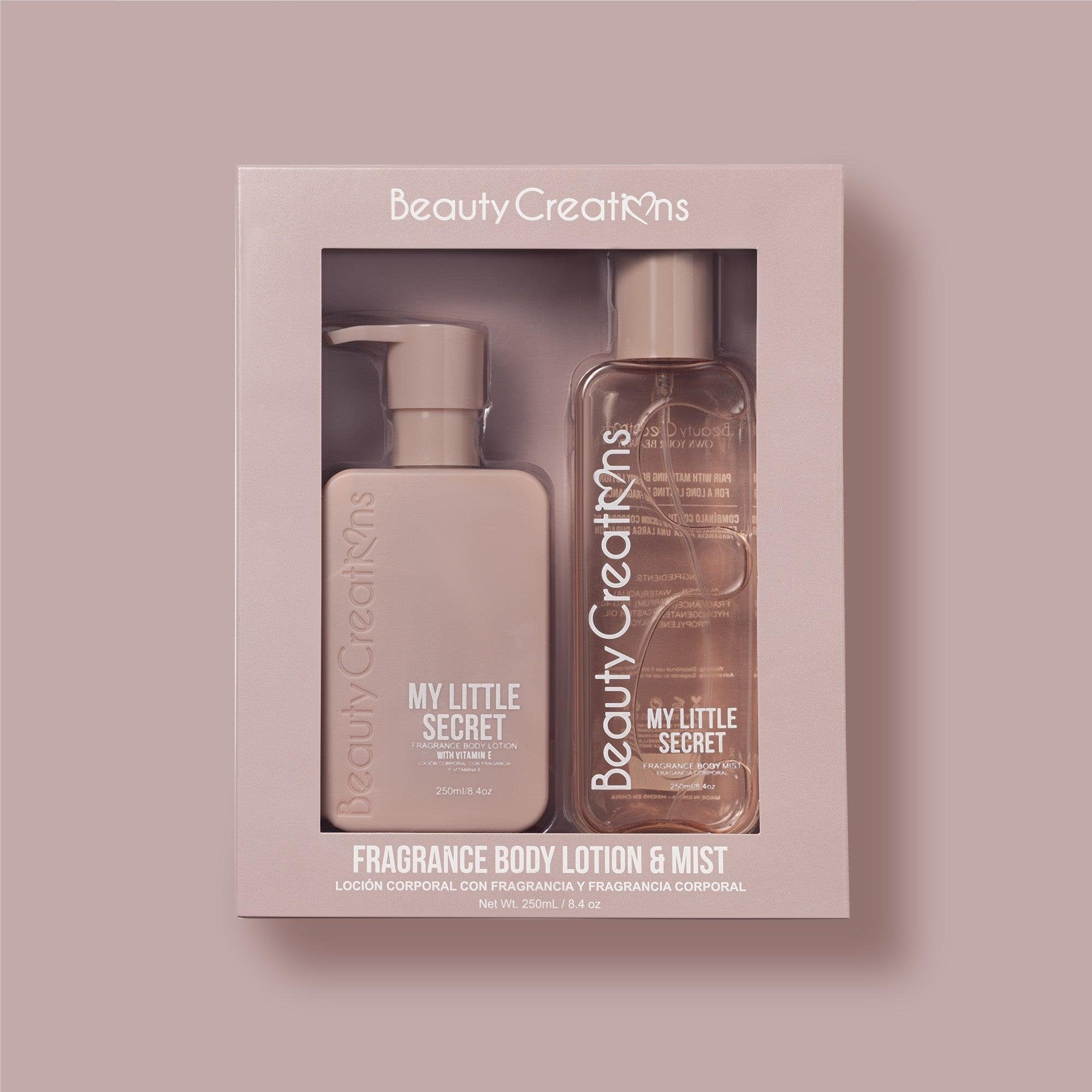 Beauty Creations Fragrance Body Lotion & Mist 250ml - My Little Secret