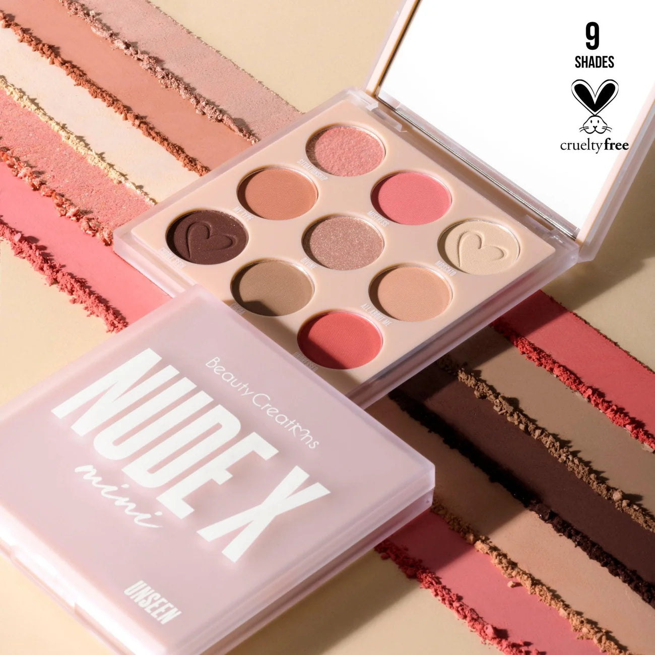 Beauty Creations Nude X Mini Shadow Palette 8.5g
