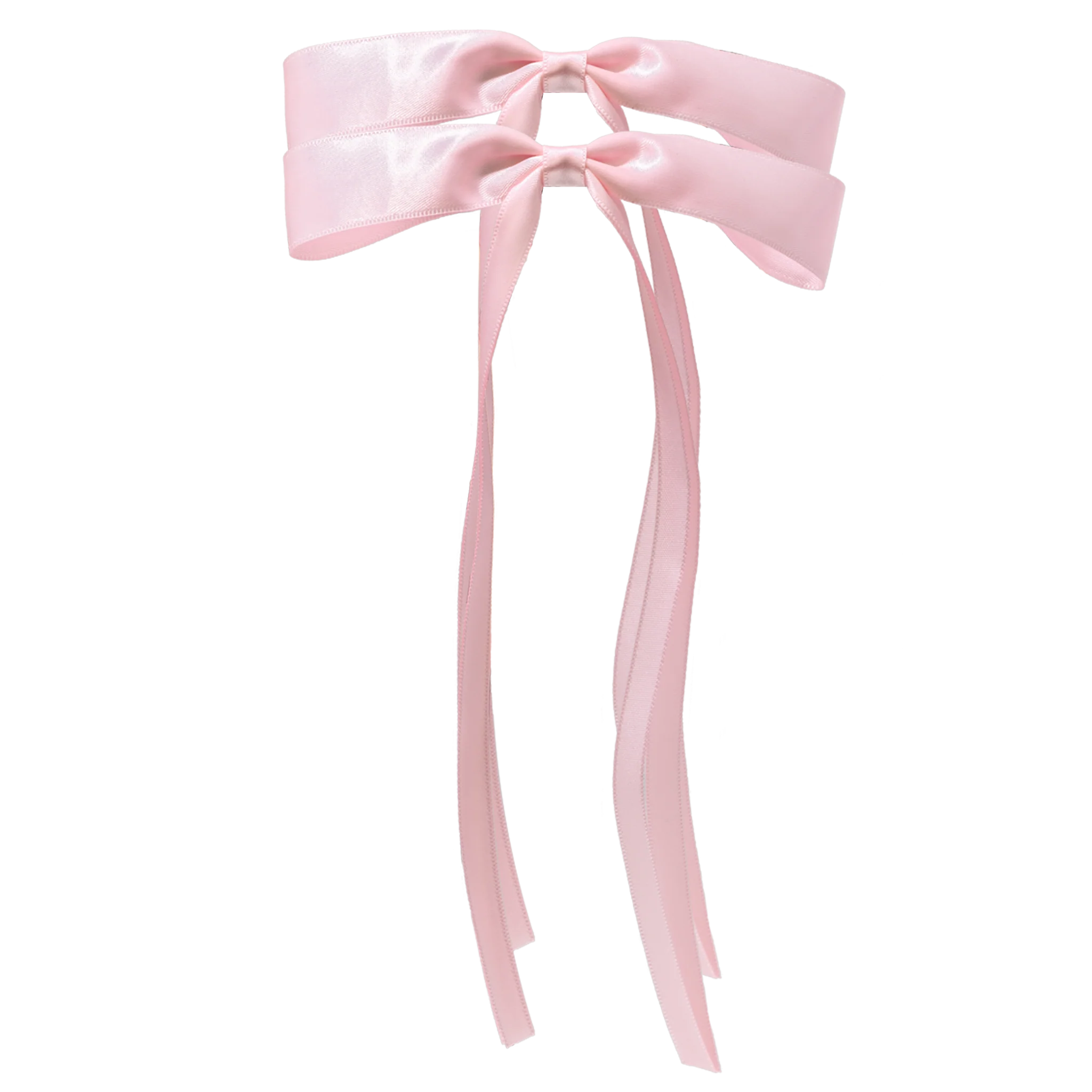 J Babe Hair Bow Clips - Pink