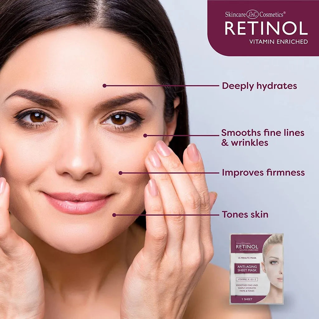 Retinol Anti Aging Sheet Mask 18g