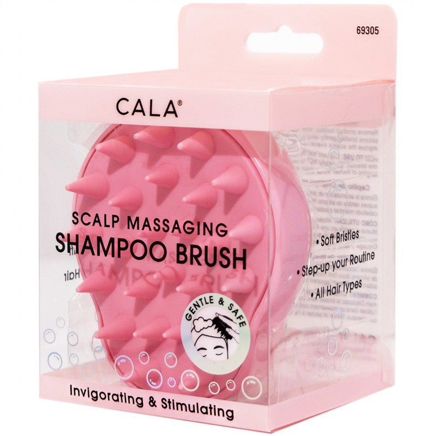 Cala Scalp Massaging Shampoo Brush-Pink