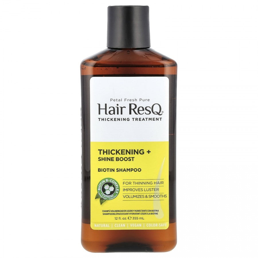 Petal Fresh Pure Hair Resq Thickening + Shine Boost Biotin Shampoo - 355ml