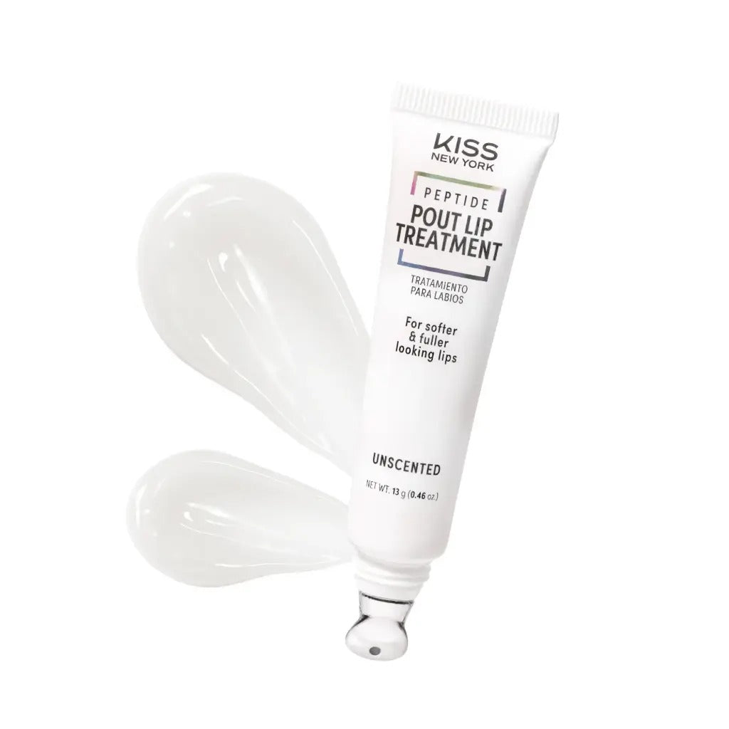 Kiss New York Peptide Pout Lip Treatment – Hydrating Gloss with Cooling Metal Tip (13g)