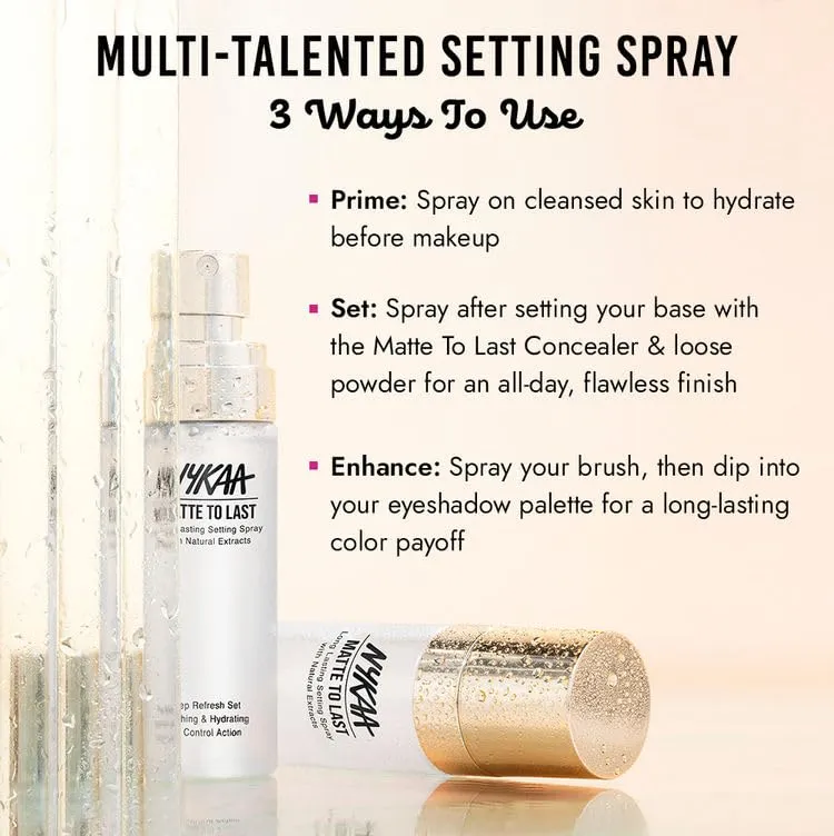 Nykaa Matte to Last Long Lasting Setting Spray with Natural Extracts7.webp