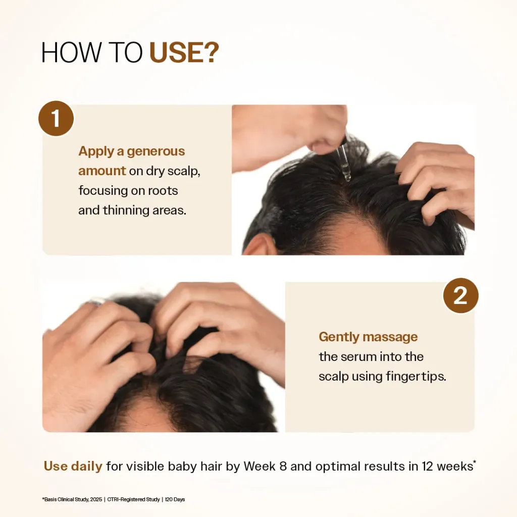 Advanced Hair Growth Serum With 3% Redensyl, 4% Anagain, & 1% Capilia Longa - 30 ml3.webp