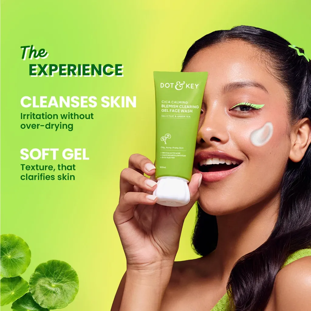 Dot & Key Cica Calming Blemish Clearing Gel Face Wash 100M3.webp