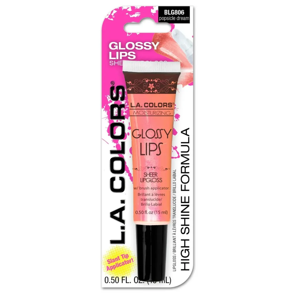 L.A. Colors Blister Sheer Tube Glossy Lips