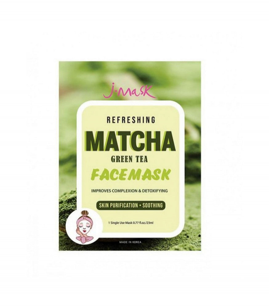 J.Lash Refreshing Matcha Green Tea Face Mask 23ml