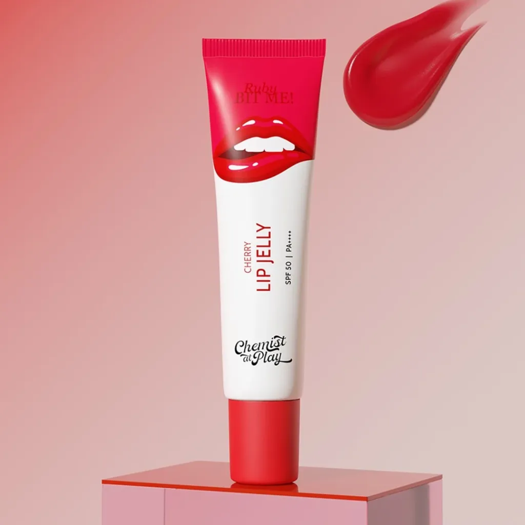 Chemist At Play Ceramides + 2% Kojic Acid Tinted Lip Lm Spf50 - Cherry