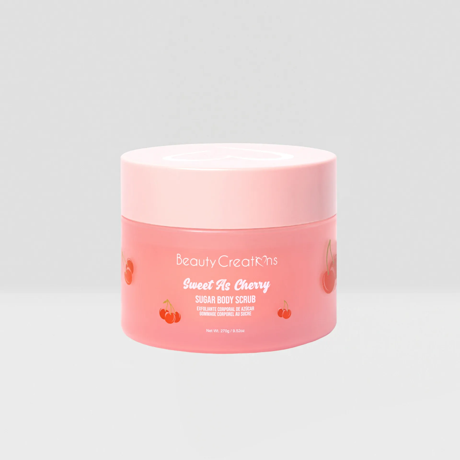 Beauty Creations Sugar Body Scrub 270g - Sweet As Cherry