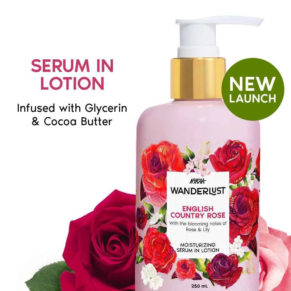 Nykaa Wanderlust English Country Rose Body Lotion